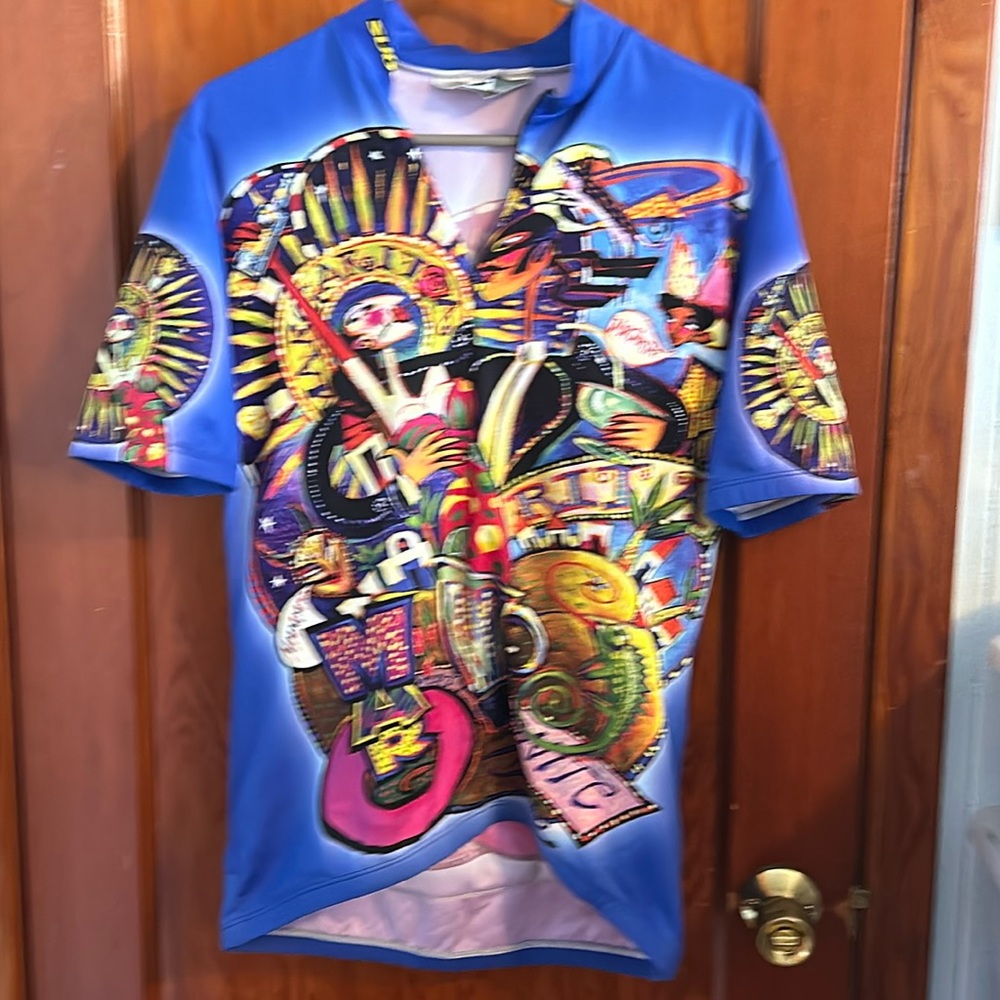 💜💜 SUGOI Bicycle Riding Shirt Short Sleeved Men’s Size L